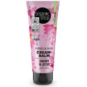Organic Shop Japán spa-terápia" Kéz- és körömápoló balzsam bio cseresznye és lótusz kivonattal - 75ml