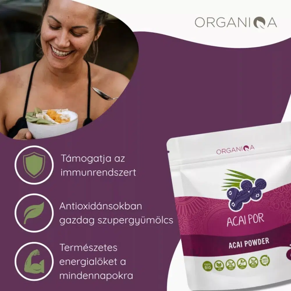Organiqa Bio Acai por - 60g - Image 4 Organiqa Bio Acai por - 60g - Image 4