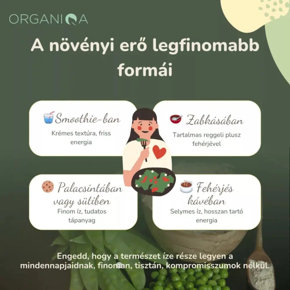 Organiqa Bio Borsófehérje por - 200g - Image 3 Organiqa Bio Borsófehérje por - 200g - Image 3