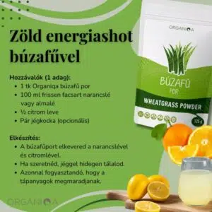 Organiqa Bio Búzafű por - 125g - Image 2