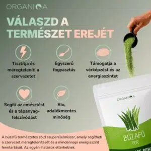 Organiqa Bio Búzafű por - 125g - Image 6