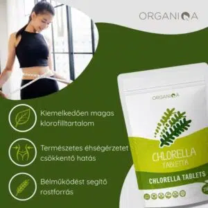 Organiqa Bio Chlorella tabletta -  250db - Image 3