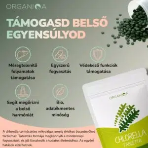 Organiqa Bio Chlorella tabletta -  250db - Image 5