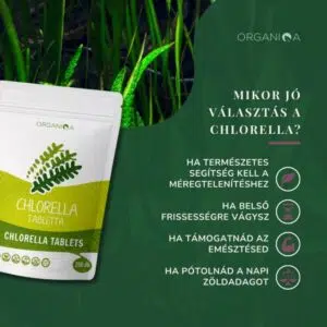Organiqa Bio Chlorella tabletta -  250db - Image 8