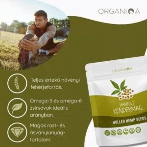Organiqa Bio Hántolt Kendermag - 125g - Image 4