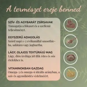 Organiqa Bio Hántolt Kendermag - 125g - Image 7