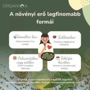 Organiqa Bio Kendermag fehérje por - 250g - Image 3