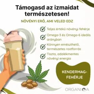 Organiqa Bio Kendermag fehérje por - 250g - Image 5