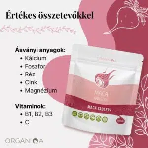 Organiqa Bio Maca tabletta - 120db - Image 2
