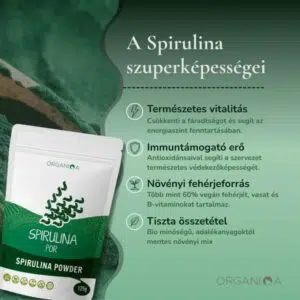 Organiqa Bio Spirulina alga por - 125g - Image 8
