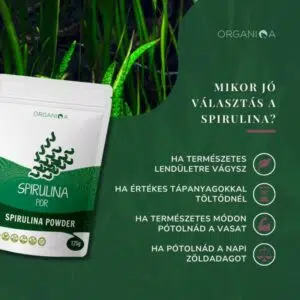 Organiqa Bio Spirulina alga por - 125g - Image 9