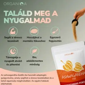 Organiqa Bio nyers Ashwagandha por - 125g - Image 5