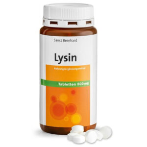 Sanct Bernhard Lysine (lizin) 500mg tabletta - 180db