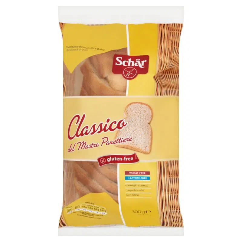 Schär gluténmentes szeletelt classic fehér kenyér - 300g Schär gluténmentes szeletelt classic fehér kenyér - 300g