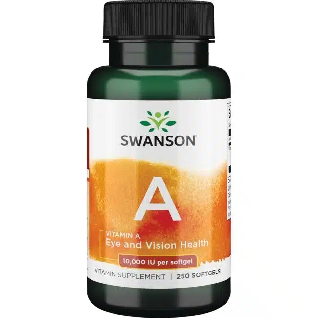 Swanson A-10000 vitamin gélkapszula - 250db Swanson A-10000 vitamin gélkapszula - 250db