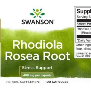 Swanson Aranygyökér - Rhodiola Rosea kivonat - 100 Swanson Aranygyökér - Rhodiola Rosea kivonat - 100