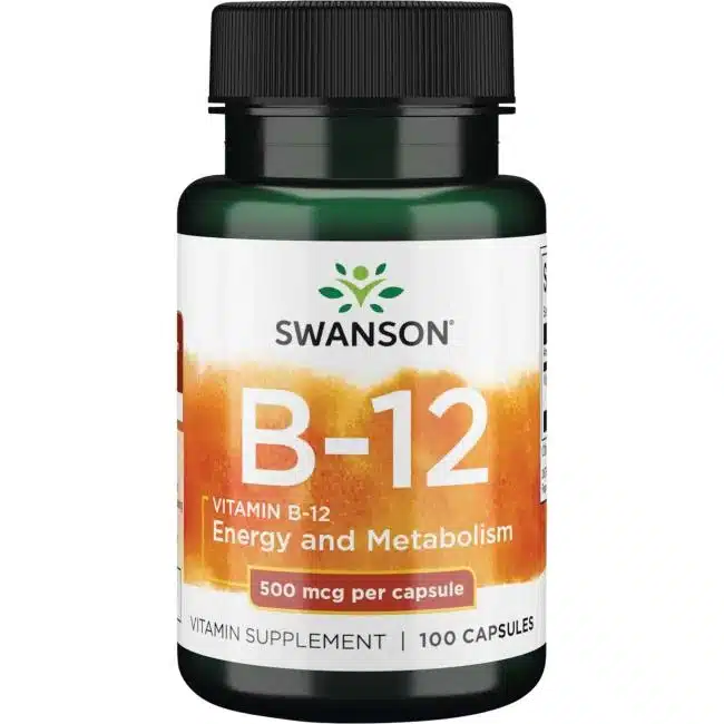 Swanson B12-vitamin kapszula - 100db Swanson B12-vitamin kapszula - 100db