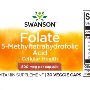 Swanson Folate (Folát) kapszula - 30 Swanson Folate (Folát) kapszula - 30