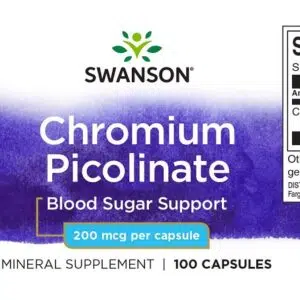 Swanson Króm pikolinát kapszula - 100