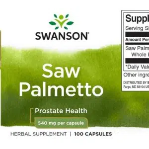 Swanson Saw Palmetto (Fűrészpálma, Szabalpálma, Törpepálma) kapszula - 100