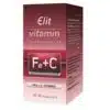 Vita Crystal E-lit Vitamin - Vas + C-vitamin kapszula - 60db