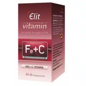 Vita Crystal E-lit Vitamin - Vas + C-vitamin kapszula - 60db