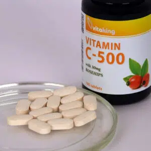 Vitaking 500mg C-vitamint és csipkebogyót tartalmazó tabletta - 100db Vitaking 500mg C-vitamint és csipkebogyót tartalmazó tabletta - 100db