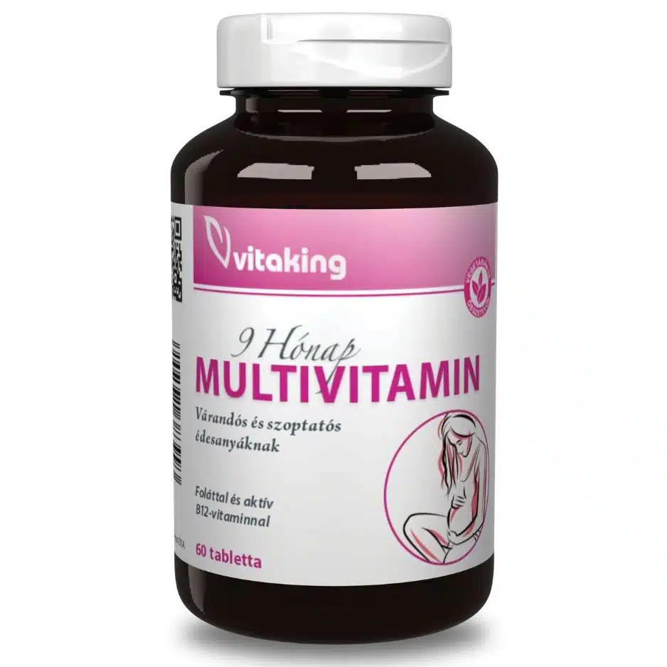 Vitaking 9 Month Kismama Multivitamin tabletta - 60db Vitaking 9 Month Kismama Multivitamin tabletta - 60db