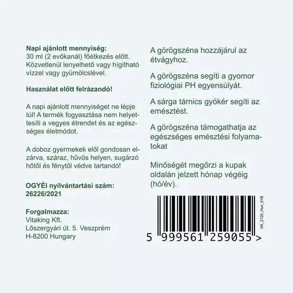 Vitaking Appetito Plus szirup - 200ml - Image 3 Vitaking Appetito Plus szirup - 200ml - Image 3