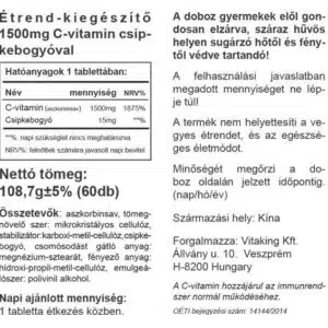 Vitaking C-vitamin 1500mg tabletta - 60
