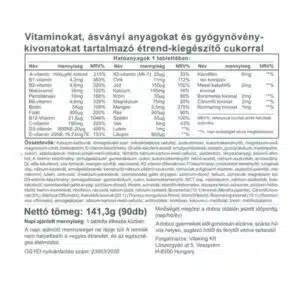Vitaking Daily One Multivitamin tabletta - 90 Vitaking Daily One Multivitamin tabletta - 90