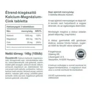 Vitaking Kalcium + Magnézium + Cink tabletta - 100