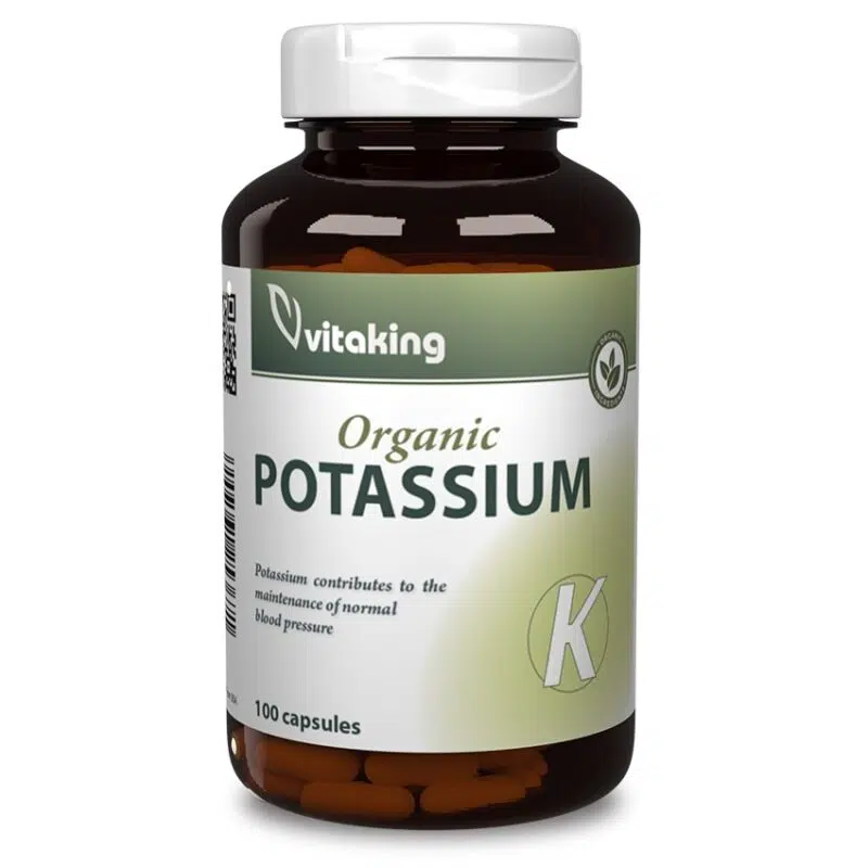 Vitaking Kálium Potassium 99mg kapszula - 100db Vitaking Kálium Potassium 99mg kapszula - 100db