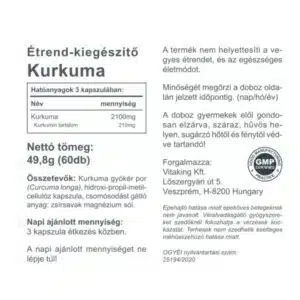Vitaking Kurkuma kapszula