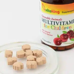 Vitaking Gyerek Multivitamin meggyes rágótabletta - 90db