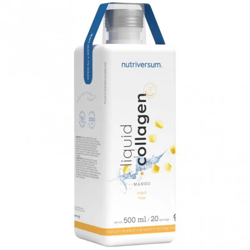 Nutriversum FLOW Collagen liquid 10.000 mg Sugar Free mangó ital Nutriversum FLOW Collagen liquid 10.000 mg Sugar Free mangó ital