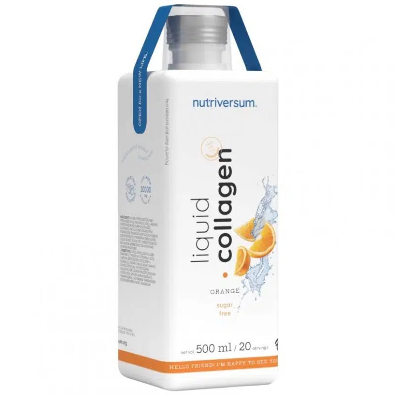 Nutriversum FLOW Collagen liquid 10.000 mg Sugar Free narancs ital Nutriversum FLOW Collagen liquid 10.000 mg Sugar Free narancs ital