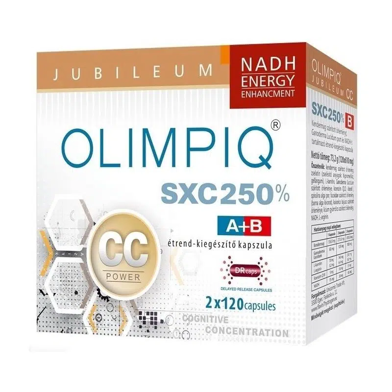 Olimpiq SXC CC 250% Jubileum DR kapszula - 120db+120db Olimpiq SXC CC 250% Jubileum DR kapszula - 120db+120db