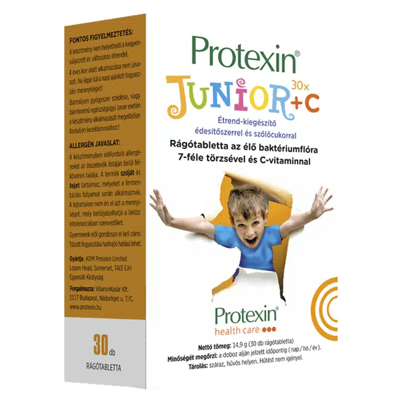 Protexin Junior C-vitamin rágótabletta - 30db Protexin Junior C-vitamin rágótabletta - 30db
