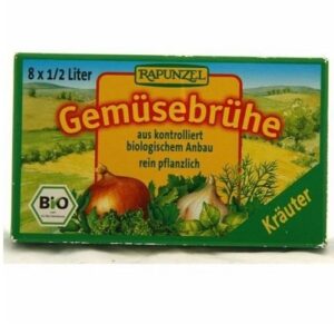 Rapunzel BIO Zöldségleveskocka fűszeres - 8db