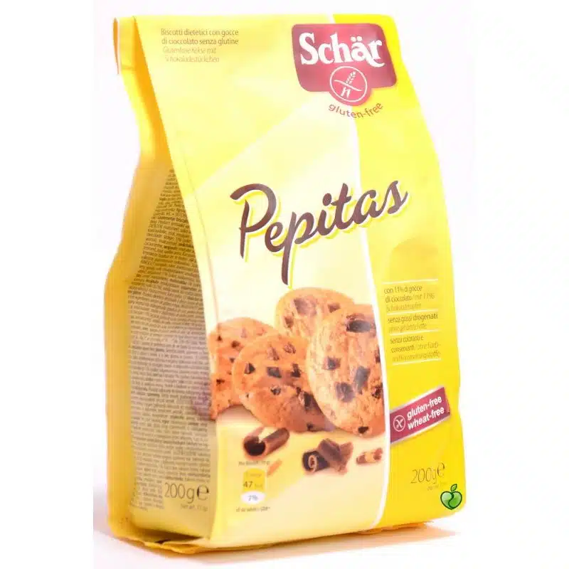 Schär gluténmentes pepitas csokis keksz - 200g Schär gluténmentes pepitas csokis keksz - 200g
