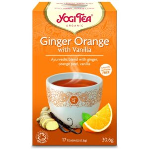 Yogi Bio narancsos gyömbér tea vaníliával - 17 filter/doboz