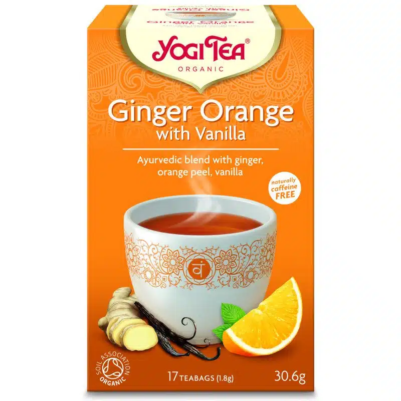 Yogi Bio narancsos gyömbér tea vaníliával - 17 filter/doboz Yogi Bio narancsos gyömbér tea vaníliával - 17 filter/doboz