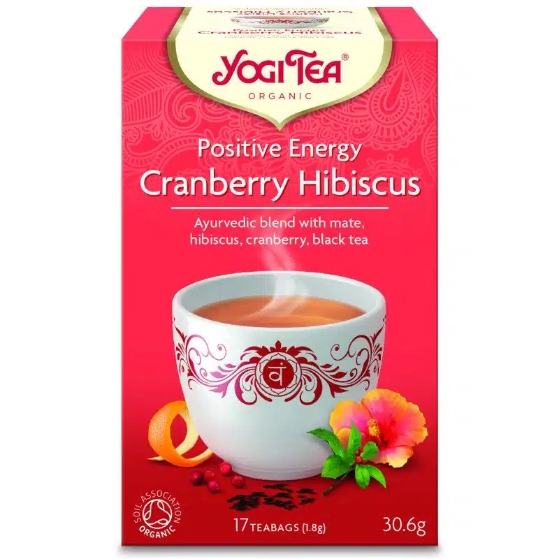 Yogi Bio Pozitív energia bio tea áfonyával és hibiszkusszal - 17 filter Yogi Bio Pozitív energia bio tea áfonyával és hibiszkusszal - 17 filter