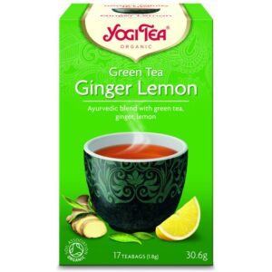 Yogi Bio zöld tea gyömbérrel, citrommal - 17 filter/doboz