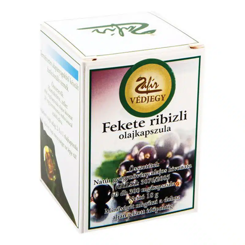 Zafir Fekete ribizli olajkapszula - 60db Zafir Fekete ribizli olajkapszula - 60db