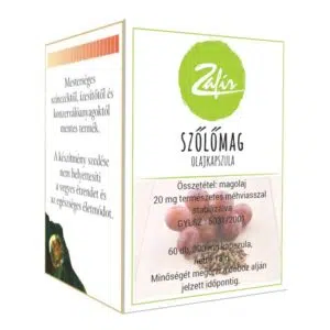 Zafir Szőlőmag olajkapszula - 60db