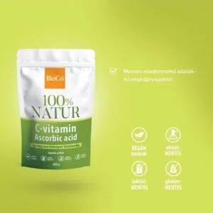 BioCo 100% NATUR C-vitamin Aszkorbin sav por - 400g - Image 3