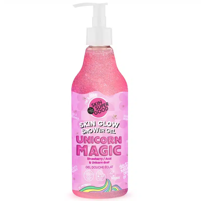 Skin Super Good Ragyogásfokozó Unicorn Magic tusfürdő gél - 500ml Skin Super Good Ragyogásfokozó Unicorn Magic tusfürdő gél - 500ml
