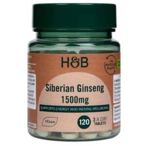 H&B Szibériai Ginseng 1500 mg tabletta - 120db